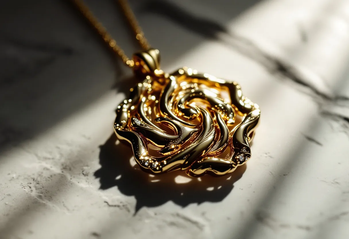 L'or brut : quand la matière prime sur le motif
